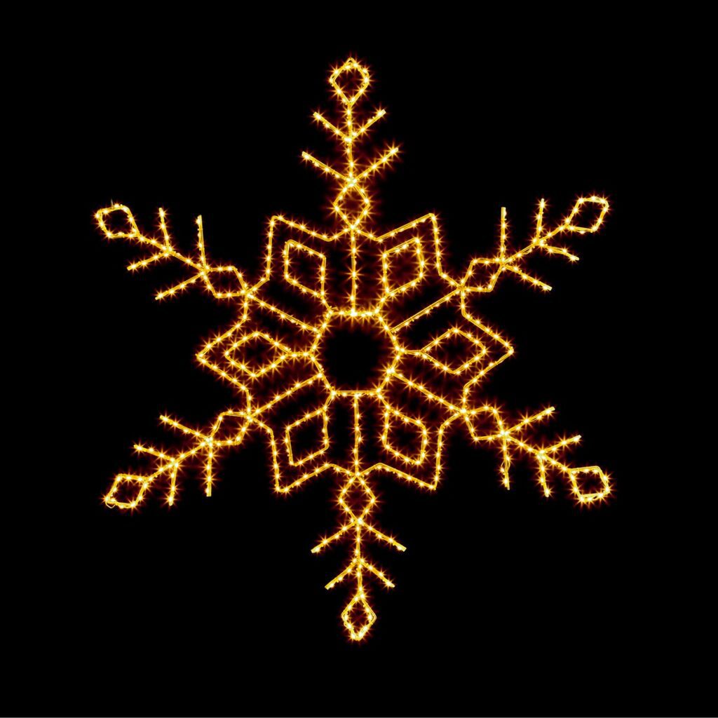 Flexibrights 1.2m Snowflake Light Up Christmas Decoration 5053844384626 2